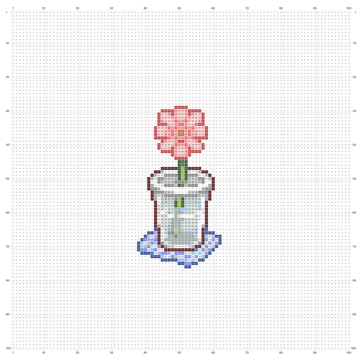 Pixel ly hoa | Mẫu miễn phí