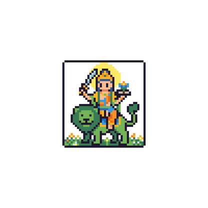 Pixel Phật Văn Thù Sư Lợi Bồ Tát