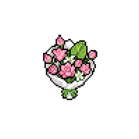 Pixel bó hoa sen