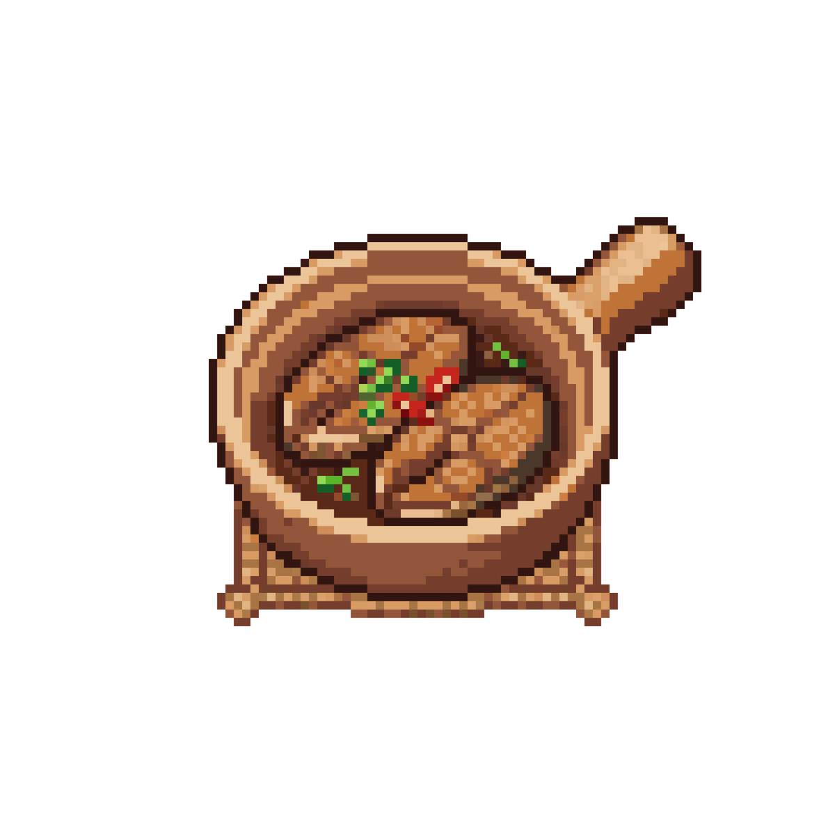 Pixel cá kho