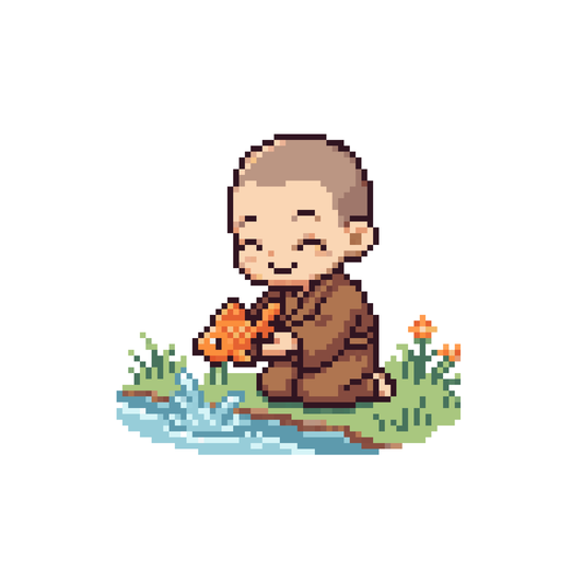 Pixel Nhà Sư phóng sanh | Phật Pháp