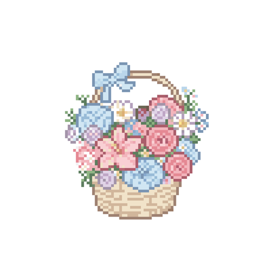 Pixel giỏ hoa