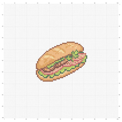Pixel bánh mì | Mẫu miễn phí