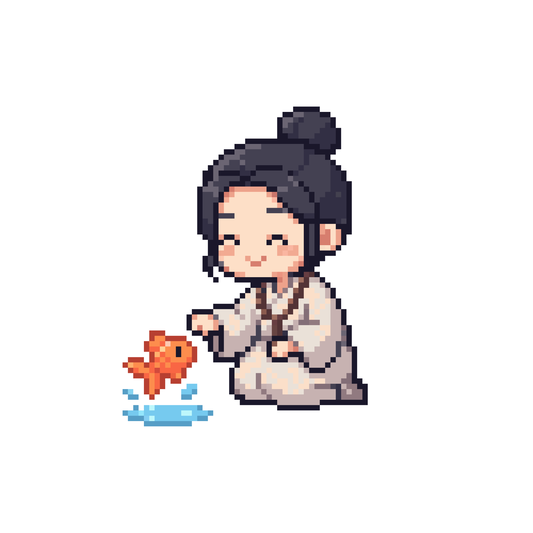 Pixel cô gái phóng sanh | Tu tập