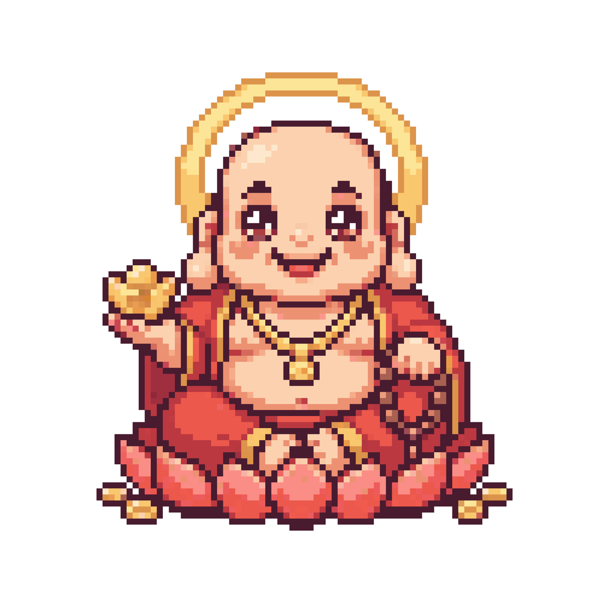 Pixel Phật Di Lặc Bồ Tát