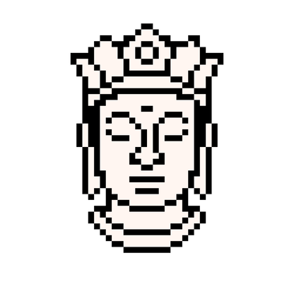 Pixel Phật Địa Tạng Vương Bồ Tát | Miễn phí