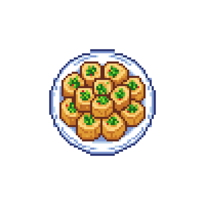 Pixel đậu hũ tẩm hành
