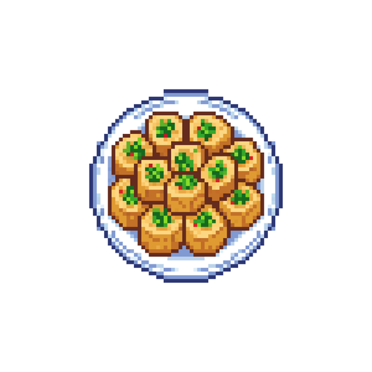 Pixel đậu hũ tẩm hành