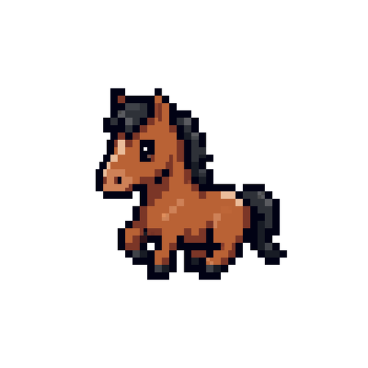 Pixel ngựa | Mẫu miễn phí