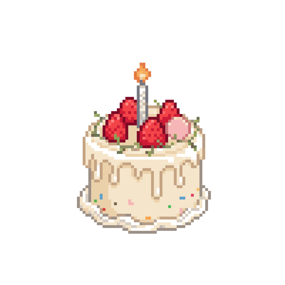 Pixel bánh kem