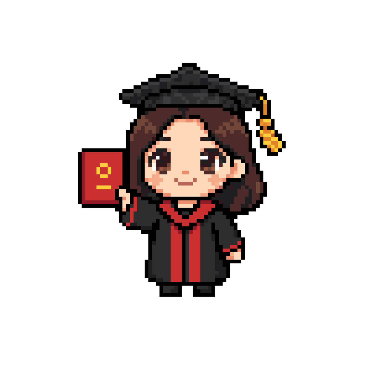 Thiết kế pixel (kết hợp phong cách chibi đáng yêu) theo ảnh (khách hàng gửi ảnh - Muôn gửi lại 2 bản thiết kế - khách hàng xem file cảm thấy ưng ý mới tiến hành thanh toán chuyển khoản)