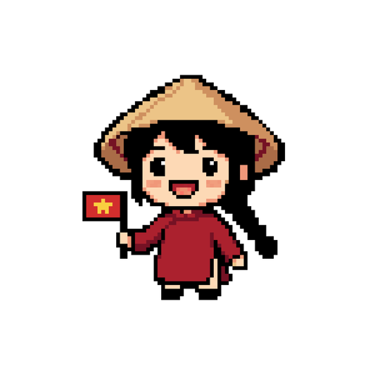 Pixel cô gái Việt Nam | Miễn phí