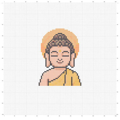 Pixel Phật Thích Ca | Mẫu miễn phí