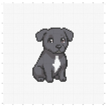 Pixel chó cỏ | Mẫu miễn phí