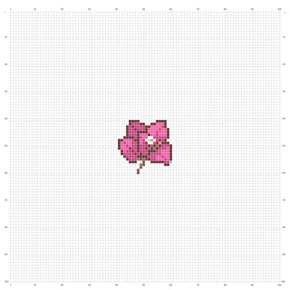 Pixel hoa giấy | Miễn phí