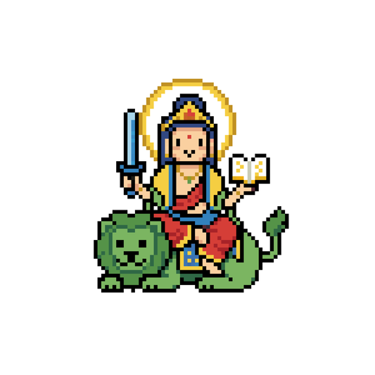 Pixel Phật Văn Thù Sư Lợi Bồ Tát