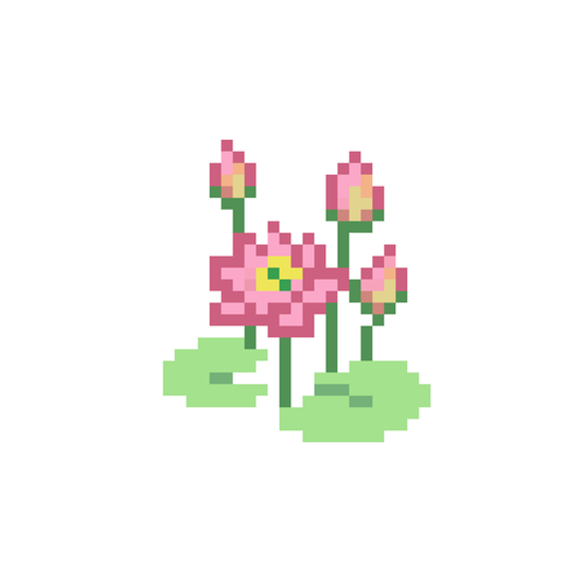 Pixel hoa sen | Miễn phí