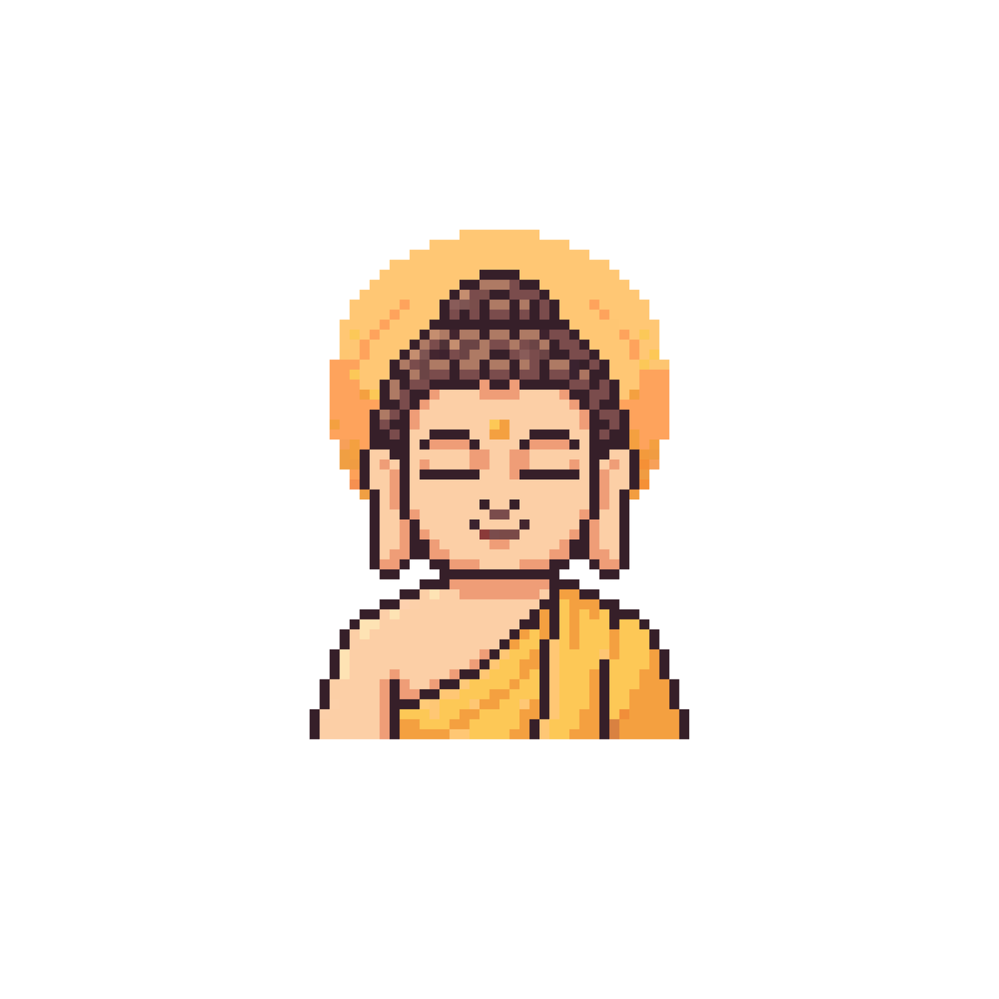 Pixel Phật Thích Ca | Mẫu miễn phí