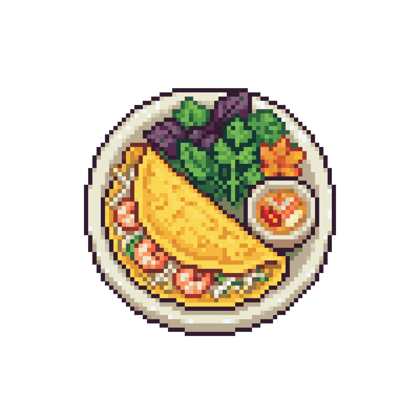 Pixel bánh xèo