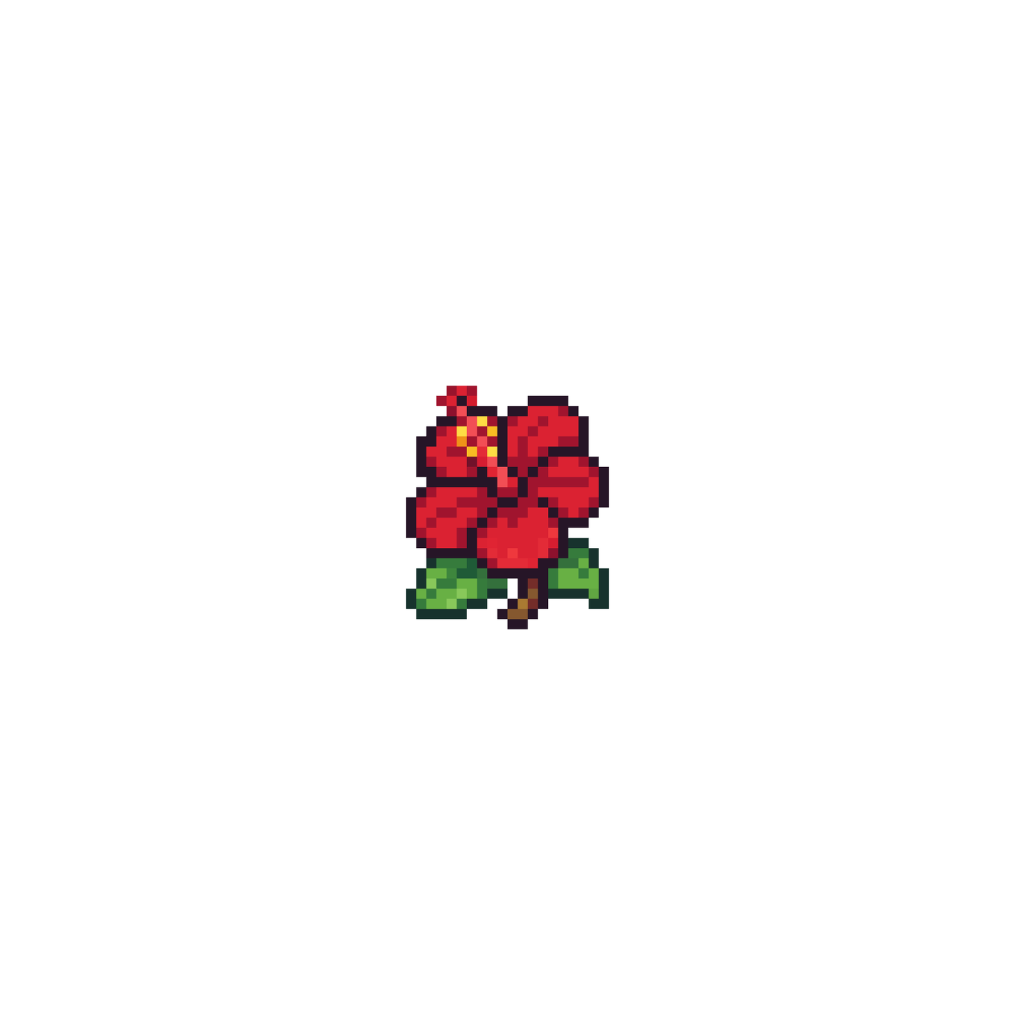 Pixel hoa râm bụt | Miễn phí